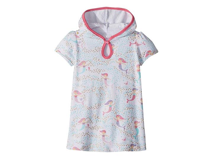 Mud Pie Mermaid Swimsuit Cover-up (infant/toddler) (white) Girl's Swimsuits One Piece