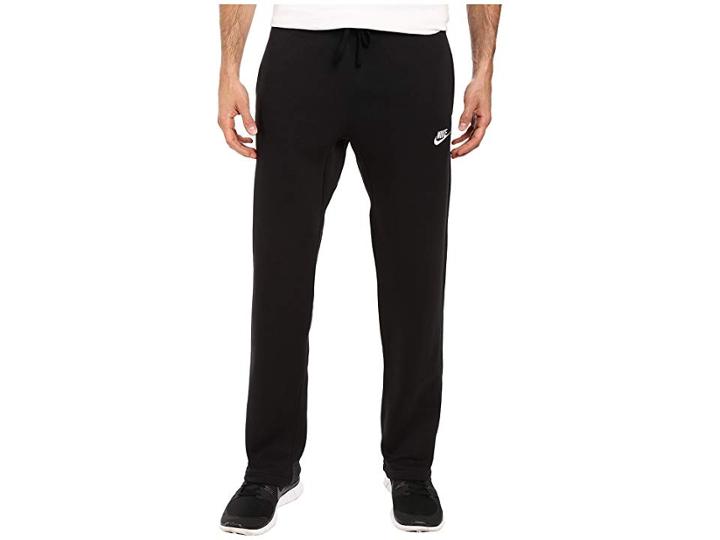 Nike Sportswear Fleece Pant (black/white) Men's Fleece