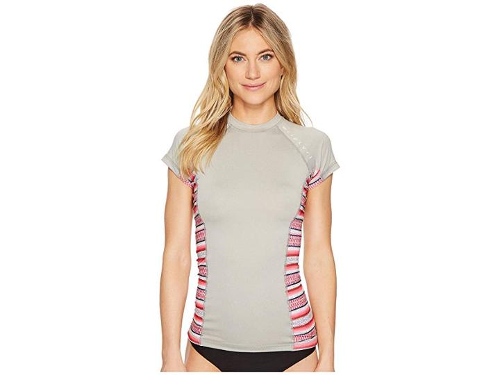 Rip Curl Trestles Cap Sleeve (grey) Women's Swimwear