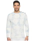 Polo Ralph Lauren Cotton Fisherman Long Sleeve Sweater (washed Indigo) Men's Sweater