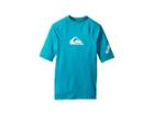 Quiksilver Kids All Time Short Sleeve Rashguard (big Kids) (typhoon) Boy's Swimwear