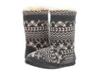 Woolrich Whitecap Knit Boot (charcoal Snowshoe) Women's Slippers