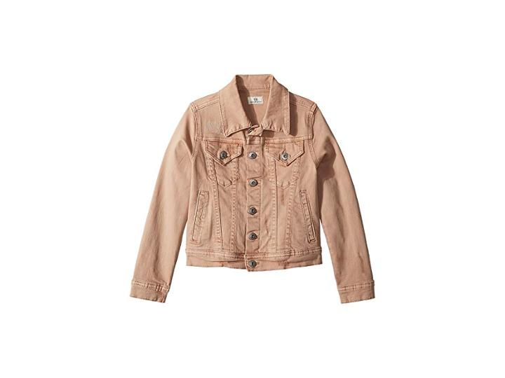 Ag Adriano Goldschmied Kids Maria Pigment Twill Jacket (big Kids) (eraser Pink) Girl's Coat