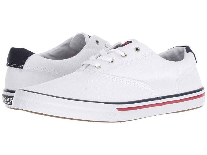Sperry Striper Ii Cvo Nautical (white) Men's Lace Up Casual Shoes