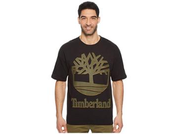 Timberland Short Sleeve New 90s Inspired Tee (black/forest) Men's T Shirt