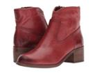 Frye Claire Bootie (red Clay Waxed Full Veg) Women's Dress Pull-on Boots