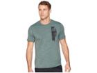 Reebok Workout Ready Activchill Graphic Top (chalk Green) Men's Clothing