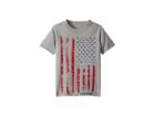 Converse Kids Tie-dye Flag Tee (toddler/little Kids) (dark Grey Heather) Boy's T Shirt