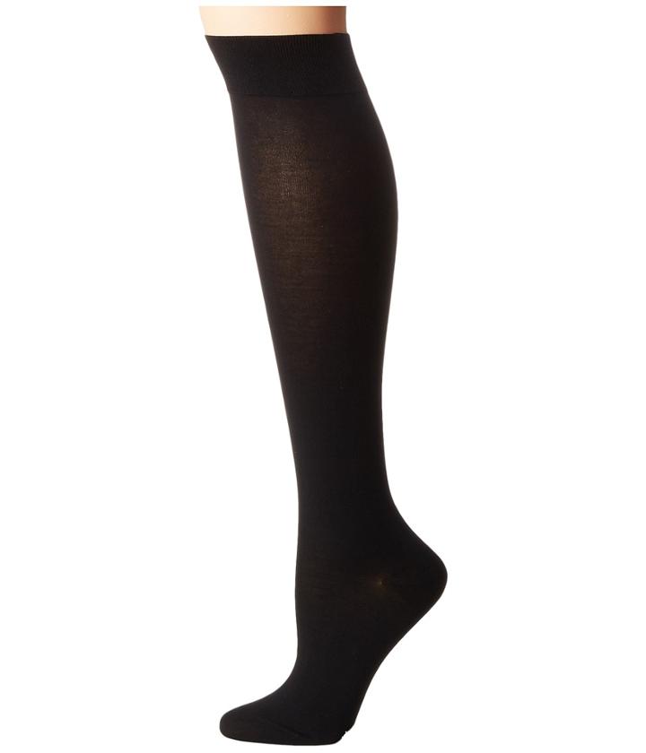 Falke Vitalizer Knee High (black) Women's Low Cut Socks Shoes