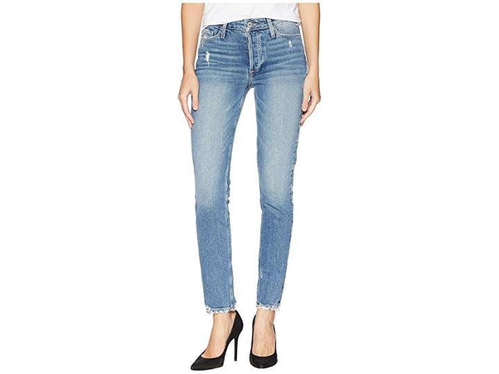 Paige Vintage Hoxton Ankle Peg With Caballo Inseam And Covered Button Fly In Jasa (jasa) Women's Jeans