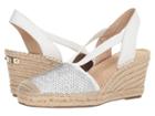 Anne Klein Abbey (white Multi Synthetic) Women's Wedge Shoes