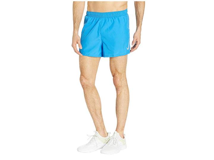 Nike Fast Shorts 4 (light Photo Blue/reflective Silver) Men's Shorts