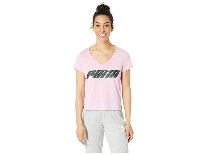 Puma Feel It Tee (pale Pink/ponderosa Pine) Women's T Shirt