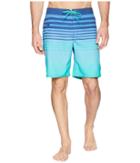 Vineyard Vines Surflodge Stripe Boardshorts (antigua Green) Men's Swimwear