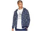 Adidas Originals Monogram Full Zip Hoodie (collegiate Navy) Men's Sweatshirt