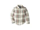 Polo Ralph Lauren Kids Plaid Cotton Twill Shirt (little Kids/big Kids) (green Multi) Boy's Clothing