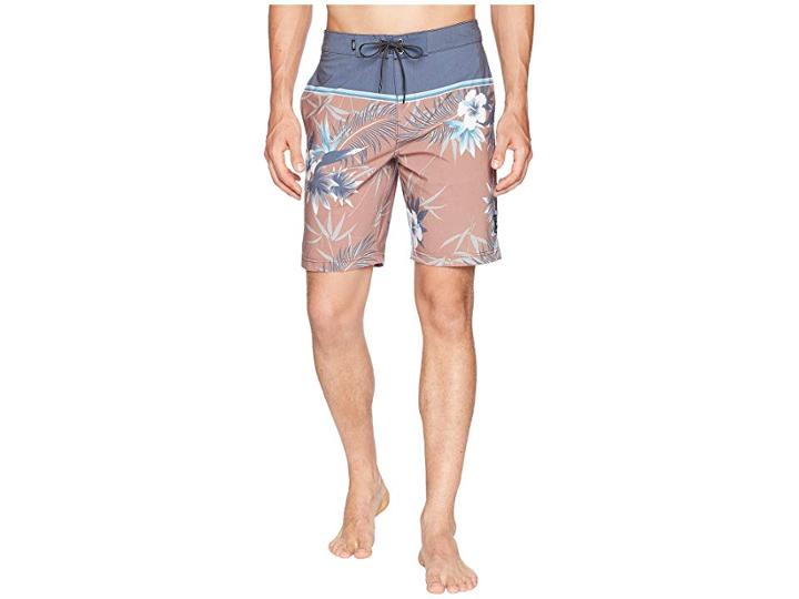 Vans Peace Out Floral Boardshorts (dress Blues/peace Out Floral) Men's Swimwear