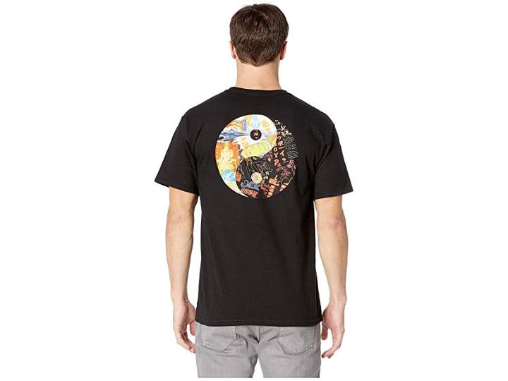 Huf Dharma Short Sleeve Tee (black) Men's T Shirt