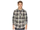 Billabong Coastline Flannel Top (pewter) Men's Clothing