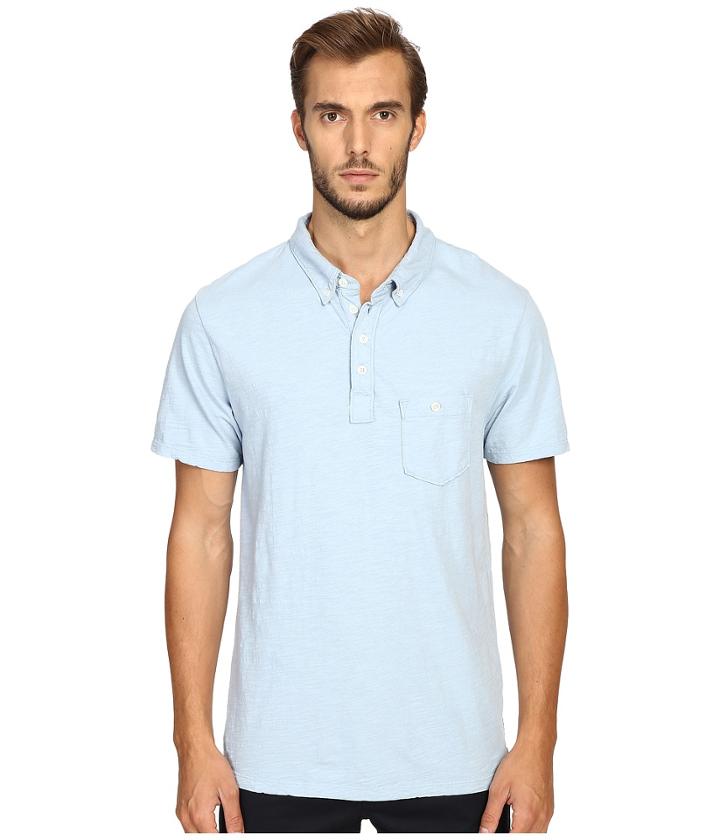 Todd Snyder Weathered Pocket Polo (pale Surf) Men's Clothing