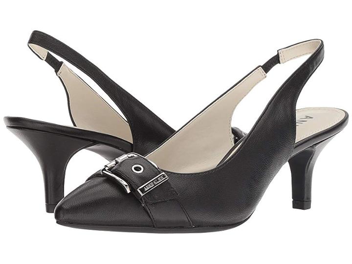 Anne Klein Fenris (black Leather) Women's Shoes