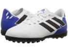 Adidas Kids Nemeziz Messi Tango 18.4 Tf Soccer (little Kid/big Kid) (white/black/blue) Kids Shoes