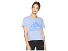 Adidas Boxy Badge Of Sport T-shirt (real Lilac) Women's T Shirt