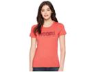 Toad&co Woods To Live By Short Sleeve Tee (tomato Heather) Women's T Shirt