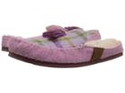 Bedroom Athletics Charlotte (lilac/pink Check) Women's Slippers