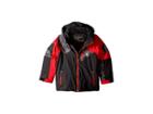 Spyder Kids Leader Jacket (big Kids) (black/red/cloudy Tonal Distress Polar) Boy's Jacket