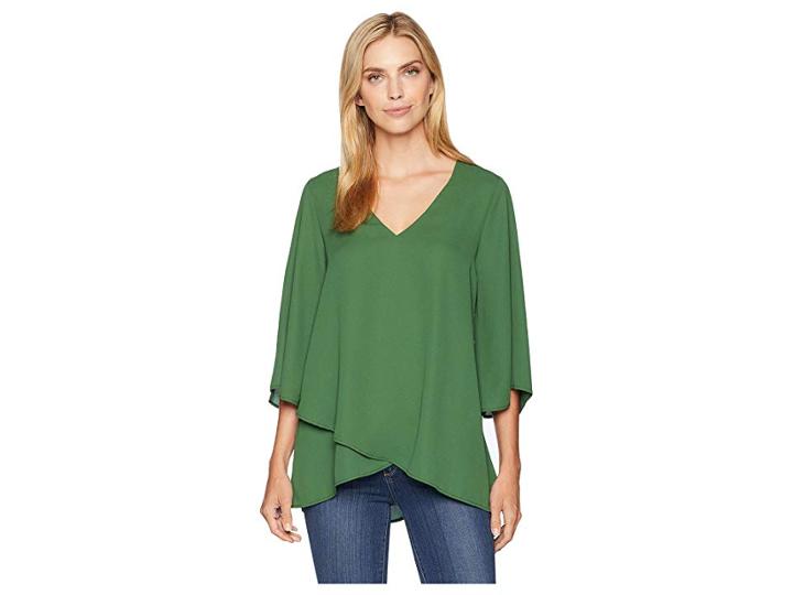 Karen Kane Bar-back Crossover Top (vine) Women's Clothing