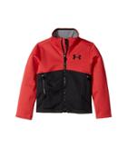 Under Armour Kids Ua Cgi Softershell Jacket (big Kids) (red/black/black) Boy's Coat