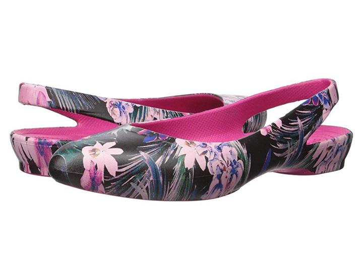 Crocs Crocs Eve Graphic Sling (tropical) Women's Flat Shoes