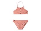 Roxy Kids Faded Sun Crop Top Set (big Kids) (peaches N' Cream) Girl's Swimwear Sets