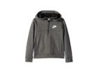 Nike Kids Av15 1/2 Zip Hoodie (little Kids) (charcoal Heather) Boy's Clothing