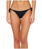 Vitamin A Swimwear Elle Tie Side Bottom (eco Black) Women's Swimwear