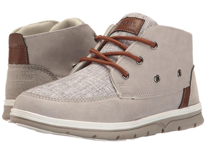 Unionbay Kids Aerospace High Top Sneaker (toddler/little Kid/big Kid) (beige) Boy's Shoes