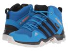Adidas Outdoor Kids Terrex Ax2r Mid Cp (little Kid/big Kid) (black/black/black 2) Boys Shoes