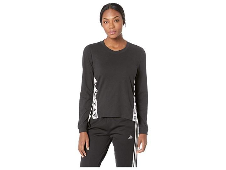 Adidas Sport Id Layering Tee (black/white) Women's T Shirt