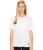 Nike Sportswear Essential Tee (white/white/black) Women's T Shirt