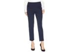 Lisette L Montreal Katherine Fabric Ankle Pant With Back Slits (midnight Blue) Women's Casual Pants
