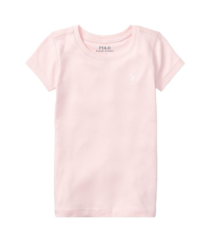 Polo Ralph Lauren Kids Short Sleeve Knit Tee (little Kids) (hint Of Pink) Girl's T Shirt