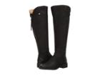 Franco Sarto Brindley Wide Calf (black Morocco Leather) Women's Dress Zip Boots