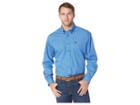 Cinch Long Sleeve Print (blue) Men's Clothing