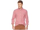 Vineyard Vines Carleton Gingham Classic Tucker Shirt (calypso Red) Men's Clothing