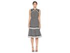 Kate Spade New York Broome Street Plains Ditsy Rayon Dress (black/french Cream) Women's Dress