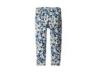 Polo Ralph Lauren Kids Floral Stretch Jersey Leggings (toddler) (blue/cream Multi) Girl's Casual Pants