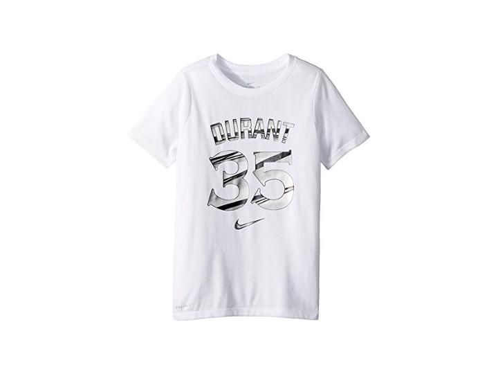 Nike Kids Kevin Durant Dry Graphic Basketball T-shirt (little Kids/big Kids) (white) Boy's T Shirt