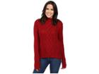 U.s. Polo Assn. Funnel Neck Sweater (rio Red) Women's Sweater