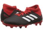 Adidas Kids Predator 18.3 Fg Soccer (little Kid/big Kid) (black/white/red) Kids Shoes